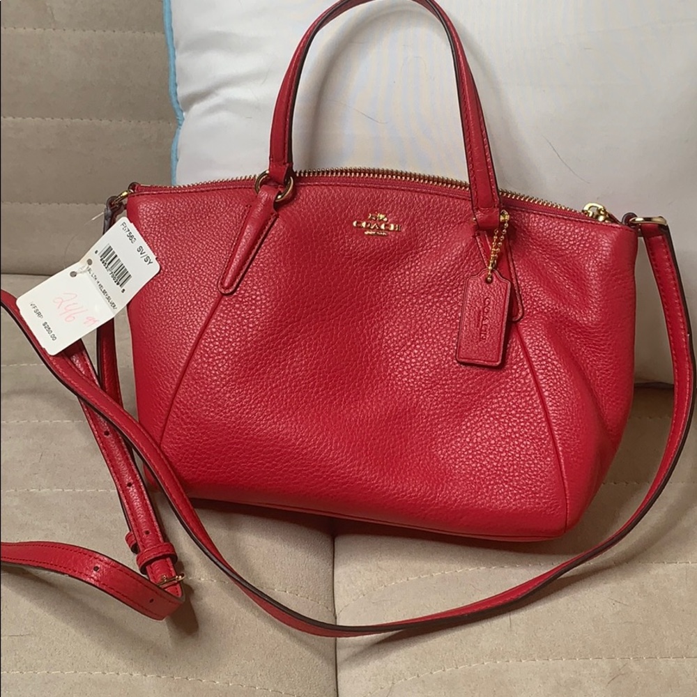 Red Authentic Coach Purse